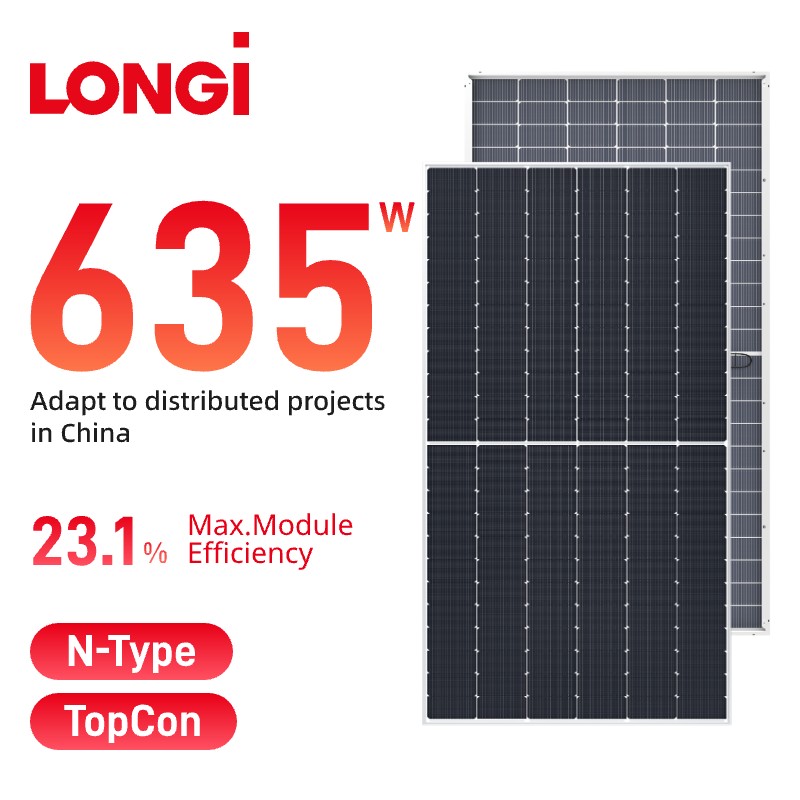 Solární panel LONGi Hi-MO7 Bifacial 615-645w LR5-78HGD