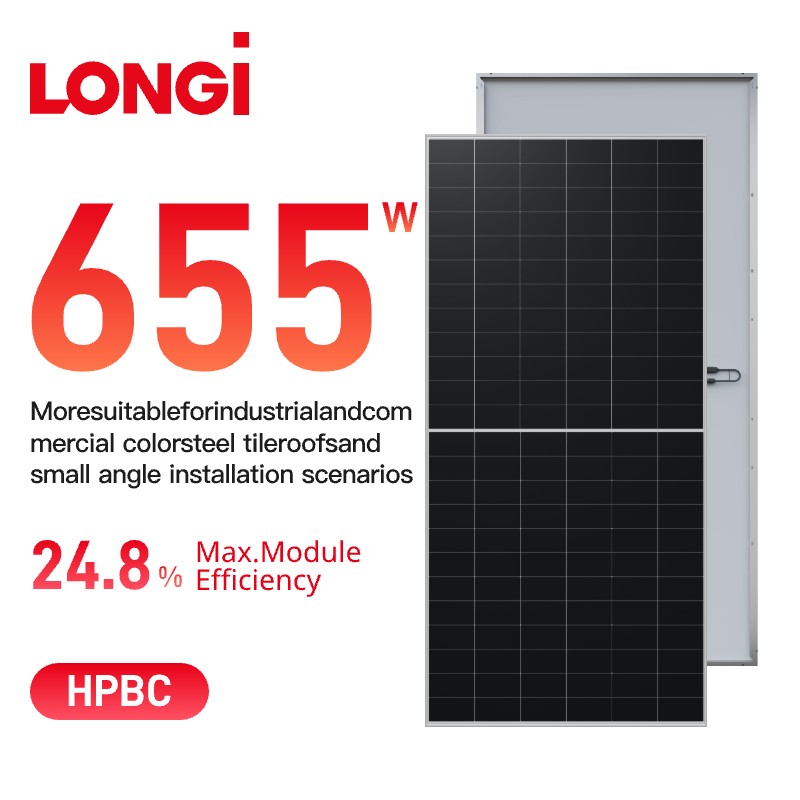 Solární panel LONGi Himo X10 Monofacial 640-670w LR7-72HVHF