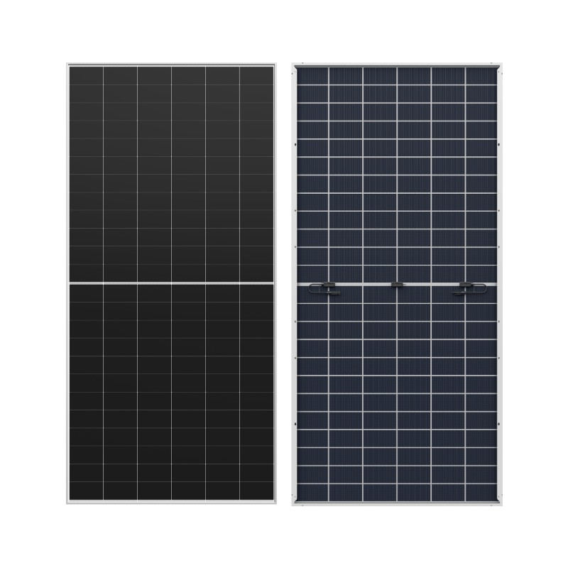 WERAN 640-670W HPBC 2.0 bifaciální solární panel – OEM Zadní kontaktní fotovoltaický modul s dvojitým sklem pro utility a EPC projekty