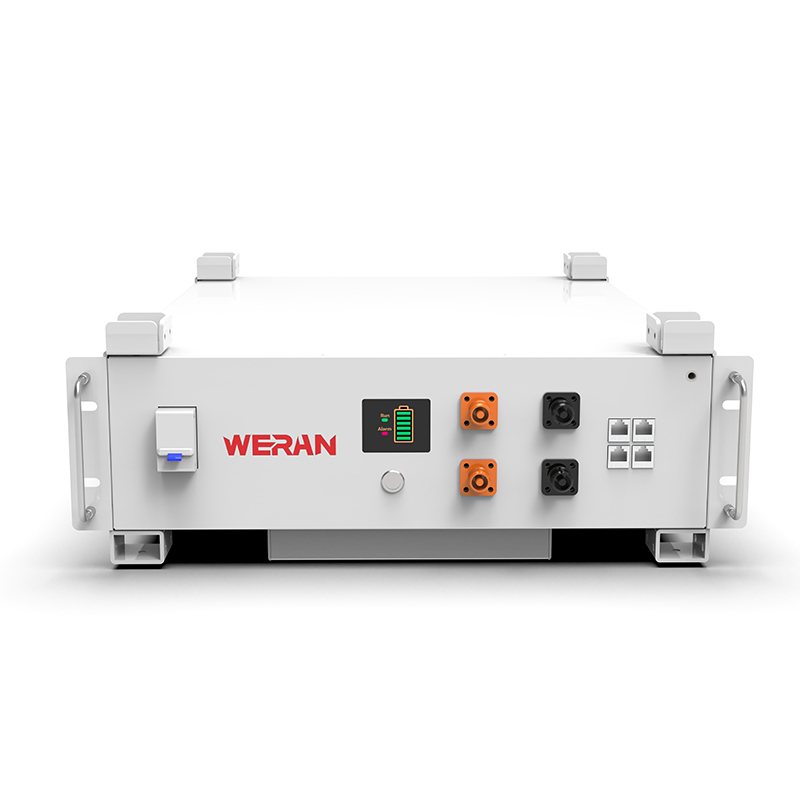WERAN WRL-48100RW 51,2V 100Ah LiFePO4 stojanová baterie (5,12kWh) – 8000 cyklů, CAN/RS485, stohovatelné domácí ESS