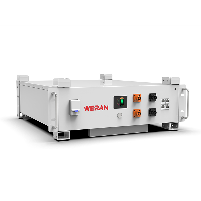 WERAN WRL-48100RW 51,2V 100Ah LiFePO4 stojanová baterie (5,12kWh) – 8000 cyklů, CAN/RS485, stohovatelné domácí ESS