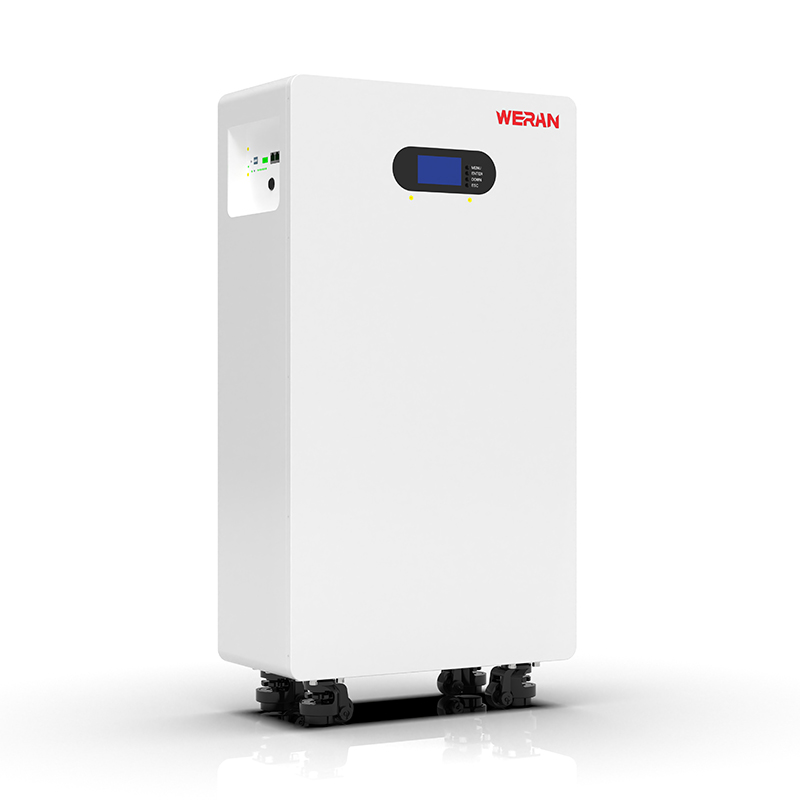 WERAN WRL-48200UW 51,2V 200Ah LiFePO4 baterie (10,24kWh) – IP65 na kolečka / montáž na stěnu, stohovatelné 48V solární úložiště