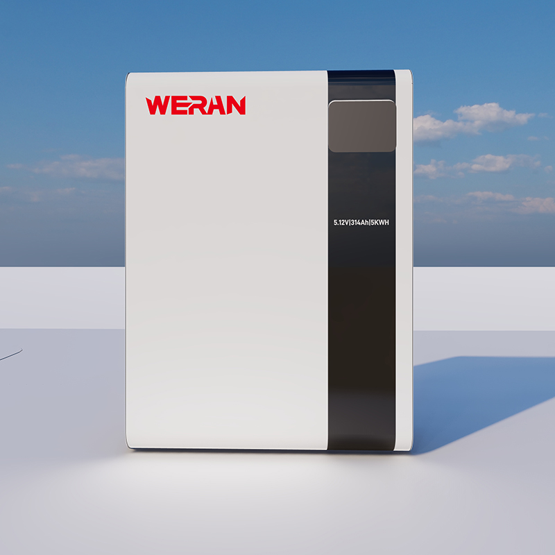 WERAN 51,2V 100Ah 5,12kWh nástěnná LiFePO4 baterie pro rezidenční skladování solární energie
